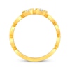 Thumbnail Image 3 of Multi-Diamond Circles Ring 1/5 ct tw 10K Yellow Gold