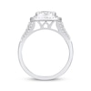 Thumbnail Image 3 of Multi-Diamond Halo Fashion Ring 3/4 ct tw 10K White Gold