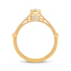 Thumbnail Image 3 of Multi-Diamond Center Promise Ring 1/5 ct tw 10K Yellow Gold