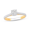 Thumbnail Image 1 of Multi-Diamond Promise Ring 1/5 ct tw 10K Two-Tone Gold