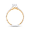 Thumbnail Image 3 of Multi-Diamond Promise Ring 1/5 ct tw 10K Two-Tone Gold