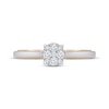 Thumbnail Image 4 of Multi-Diamond Promise Ring 1/5 ct tw 10K Two-Tone Gold