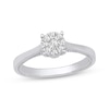 Thumbnail Image 1 of Multi-Diamond Promise Ring 1/5 ct tw 10K White Gold