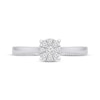 Thumbnail Image 4 of Multi-Diamond Promise Ring 1/5 ct tw 10K White Gold