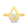 Thumbnail Image 4 of Diamond Teardrop Ring 1/4 ct tw 10K Yellow Gold