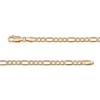 Thumbnail Image 3 of Hollow Figaro Chain Necklace 3.5mm 14K Yellow Gold 24&quot;