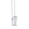 Thumbnail Image 2 of Memories Moments Magic Oval-Cut & Pear-Shaped Lab-Grown Diamond Three-Stone Necklace 3/4 ct tw 14K White Gold 18&quot;