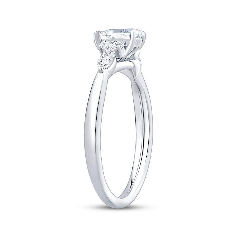 Main Image 2 of Lab-Grown Diamonds by KAY Pear-Shaped Engagement Ring 3/4 ct tw 14K White Gold