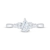 Thumbnail Image 3 of Lab-Grown Diamonds by KAY Pear-Shaped Engagement Ring 3/4 ct tw 14K White Gold