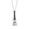 Thumbnail Image 1 of Disney Treasures The Nightmare Before Christmas Citrine & Diamond Necklace 1/6 ct tw Sterling Silver 18&quot;