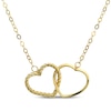 Thumbnail Image 1 of Reaura Interlocking Hearts Necklace Repurposed 14K Yellow Gold 18&quot;