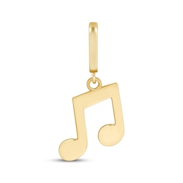 Charmed Memories Music Note Charm 10K Yellow Gold