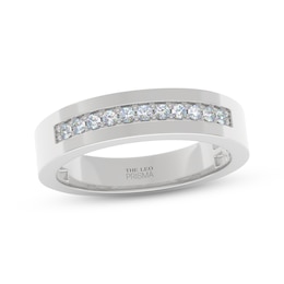 Men's THE LEO Prisma Diamond Wedding Band 1/4 ct tw 14K White Gold