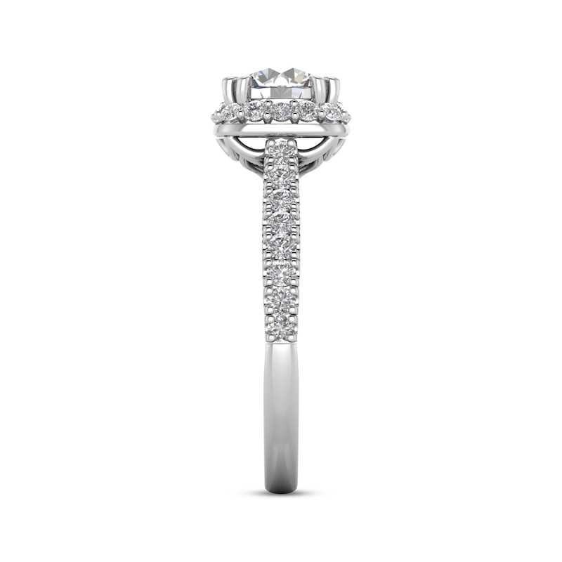 Main Image 2 of Lab-Grown Diamonds by KAY Engagement Ring 1-7/8 ct tw Round-cut 14K White Gold