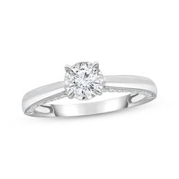 Diamond Engagement Ring 1 ct tw 10K White Gold (J/I3)