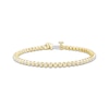 Thumbnail Image 1 of Lab-Grown Diamonds by KAY Tennis Bracelet 1 ct tw 14K Yellow Gold 7.25&quot;