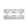 Thumbnail Image 3 of Round-Cut Diamond Enhancer Ring 3/4 ct tw 14K White Gold