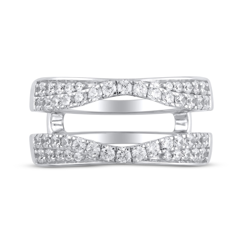 Main Image 3 of Round-Cut Diamond Enhancer Ring 3/4 ct tw 14K White Gold