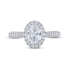 Thumbnail Image 3 of THE LEO Legacy Lab-Grown Diamond Oval-Cut Halo Engagement Ring 1-1/2 ct tw 14K White Gold