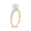 Thumbnail Image 2 of Monique Lhuillier Bliss Round-Cut Lab-Grown Diamond Engagement Ring 2 ct tw 18K Yellow Gold