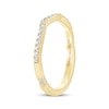 Thumbnail Image 4 of Monique Lhuillier Bliss Lab-Grown Diamond Wedding Band 1/4 ct tw 18K Yellow Gold