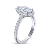 Thumbnail Image 2 of THE LEO Legacy Lab-Grown Diamond Pear-Shaped Engagement Ring 2 ct tw 14K White Gold