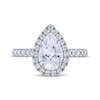 Thumbnail Image 3 of THE LEO Legacy Lab-Grown Diamond Pear-Shaped Engagement Ring 2 ct tw 14K White Gold