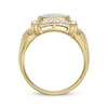 Thumbnail Image 3 of Lab-Grown Diamonds by KAY Vintage-Style Multi-Diamond Fashion Ring 3/4 ct tw 10K Yellow Gold