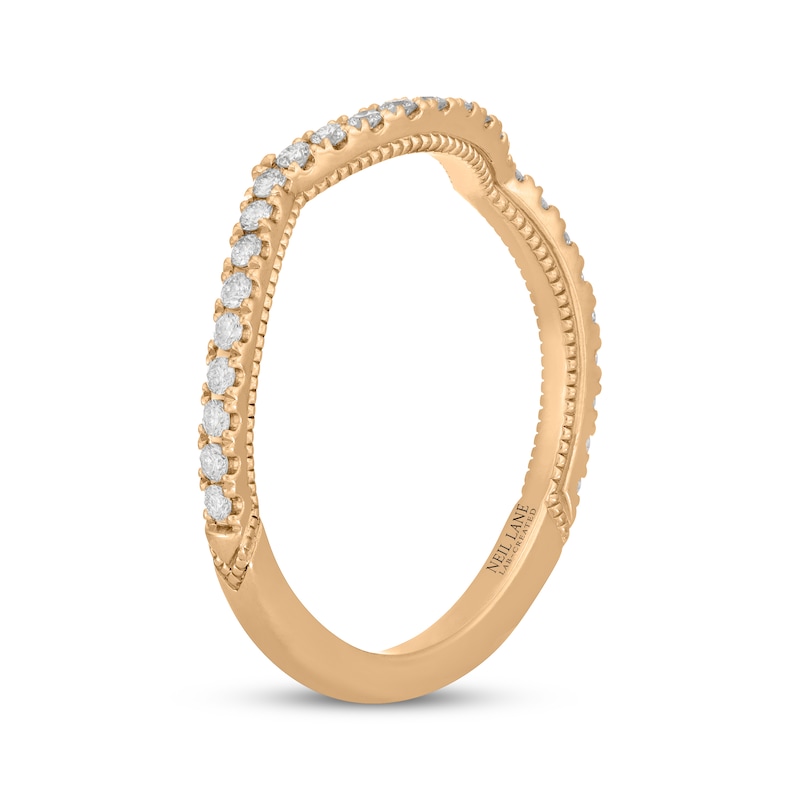 Main Image 2 of Neil Lane Artistry Lab-Grown Diamond Contour Wedding Band 1/4 ct tw 14K Yellow Gold