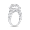 Thumbnail Image 1 of Multi-Diamond Center Pear Engagement Ring 2 ct tw 10K White Gold