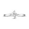 Thumbnail Image 6 of THE LEO Diamond Princess-Cut Twist Engagement Ring 5/8 ct tw 14K White Gold