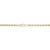 Thumbnail Image 3 of Textured Solid Rope Chain Bracelet 10K Yellow Gold 8.5&quot;