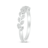 Thumbnail Image 2 of Diamond Leaf Ring 1/20 ct tw Sterling Silver