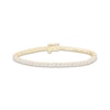 Thumbnail Image 1 of KAY Lab-Grown Diamonds Tennis Bracelet 5 ct tw 14K Yellow Gold 7.25&quot;