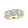 Thumbnail Image 0 of THE LEO Legacy Lab-Created Diamond Oval-Cut Anniversary Ring 1-1/2 ct tw 14K Yellow Gold