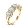 Thumbnail Image 1 of THE LEO Legacy Lab-Created Diamond Oval-Cut Anniversary Ring 1-1/2 ct tw 14K Yellow Gold