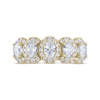 Thumbnail Image 2 of THE LEO Legacy Lab-Created Diamond Oval-Cut Anniversary Ring 1-1/2 ct tw 14K Yellow Gold