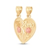 Thumbnail Image 1 of "Te Amo" Heart Two-Piece Charm 14K Two-Tone Gold