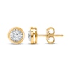 Thumbnail Image 1 of Radiant Reflections Diamond Solitaire Stud Earrings 1/2 ct tw 10K Yellow Gold (J/I3)