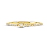 Thumbnail Image 3 of Diamond Heart & Infinity Symbol Open Fashion Ring 1/10 ct tw 10K Yellow Gold