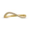 Thumbnail Image 3 of STUDIO BY KAY Diamond Wavy Ring 1/8 ct tw 24K Yellow Gold Vermeil Sterling Silver