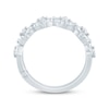 Thumbnail Image 3 of Monique Lhuillier Bliss Marquise & Round-Cut Lab-Grown Diamond Anniversary Ring 7/8 ct tw 18K White Gold