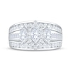 Thumbnail Image 3 of Memories Moments Magic Marquise-Cut Diamond Three-Stone Engagement Ring 1-3/4 ct tw 14K White Gold