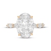 Thumbnail Image 3 of Neil Lane Artistry Oval-Cut Lab-Grown Diamond Engagement Ring 6 ct tw 14K Yellow Gold