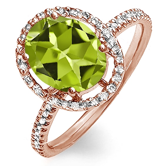 Diamond and Birthstone Ring