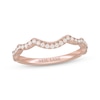 Thumbnail Image 3 of Neil Lane Diamond Scalloped Wedding Band 1/4 ct tw 14K Rose Gold