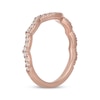 Thumbnail Image 4 of Neil Lane Diamond Scalloped Wedding Band 1/4 ct tw 14K Rose Gold