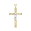 Thumbnail Image 0 of Greek Key Crucifix Charm 14K Two-Tone Gold