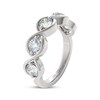 Thumbnail Image 2 of THE LEO First Light Diamond Five-Stone Anniversary Ring 1 ct tw 14K White Gold