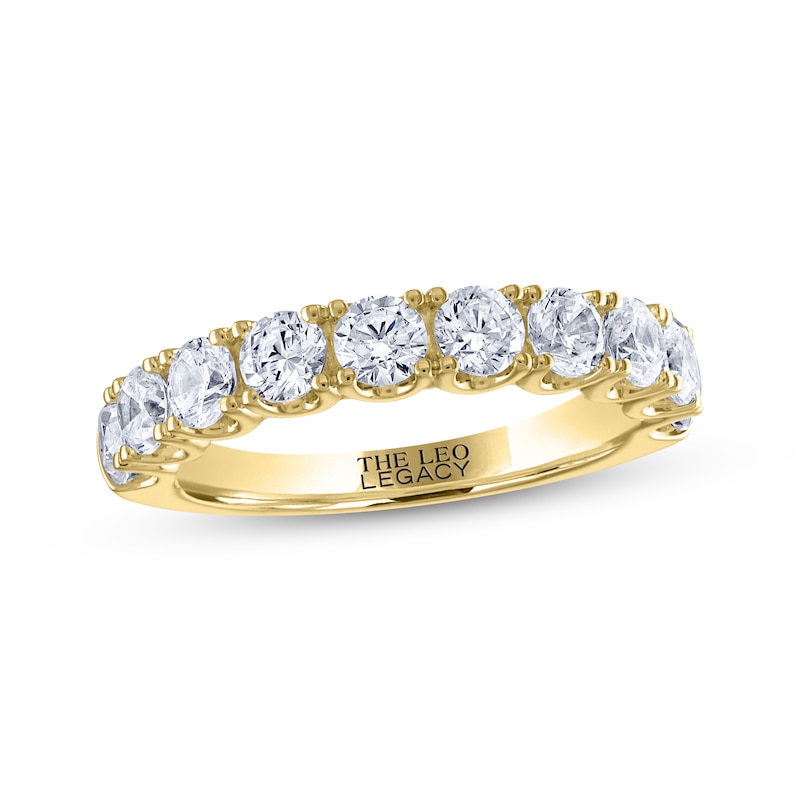 Main Image 1 of THE LEO Legacy Lab-Grown Diamond Anniversary Ring 1-1/2 ct tw 14K Yellow Gold